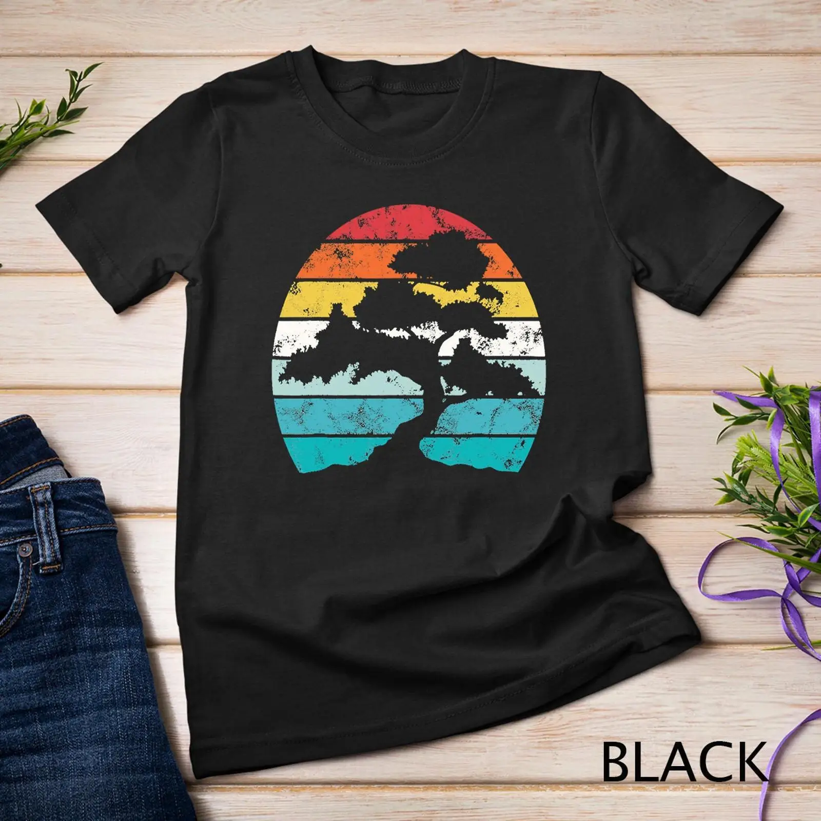 Bonsai Garden Art - Camiseta vintage para amantes de árvores