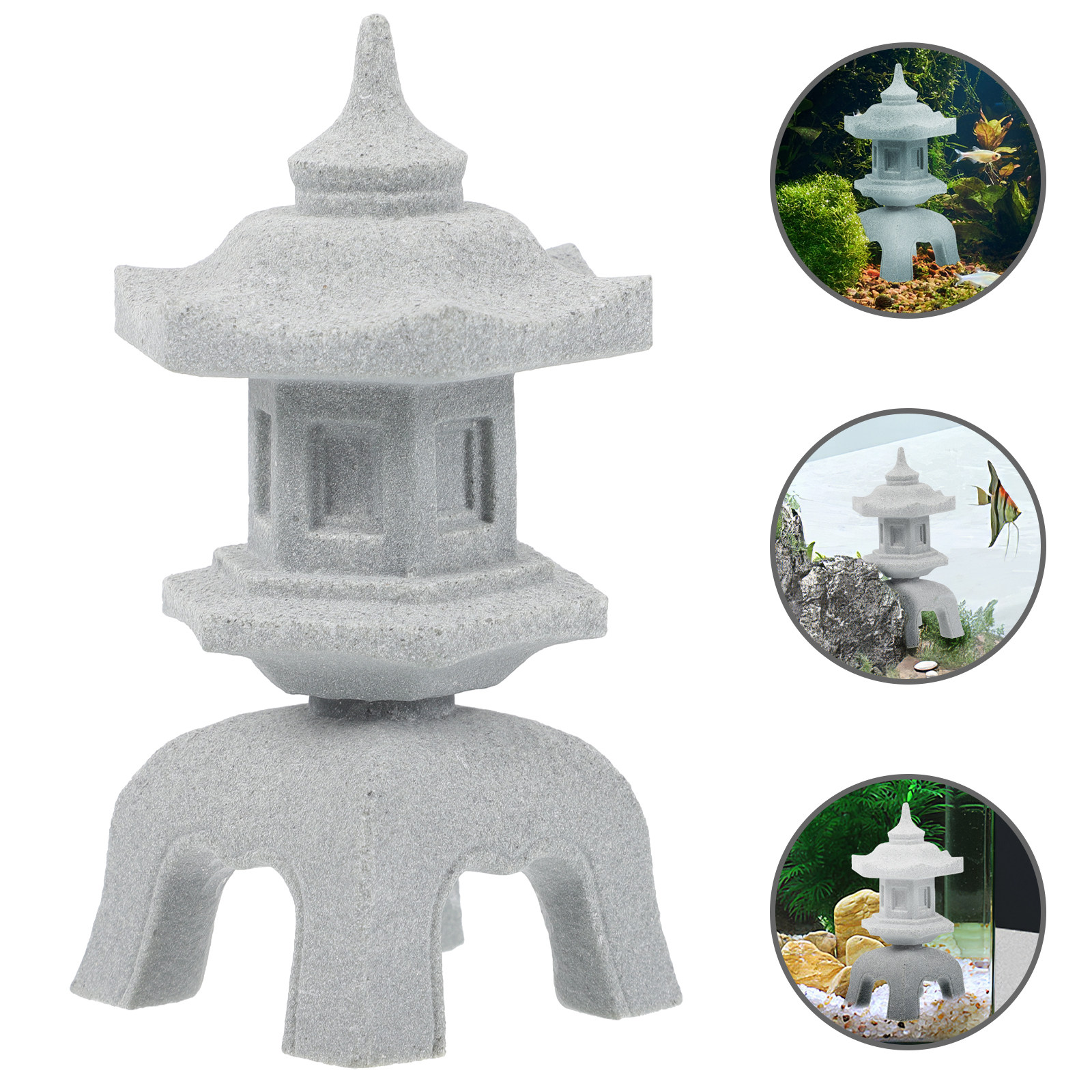 Bonsai Garden Landscape Design - Ornamento de aquário em forma de