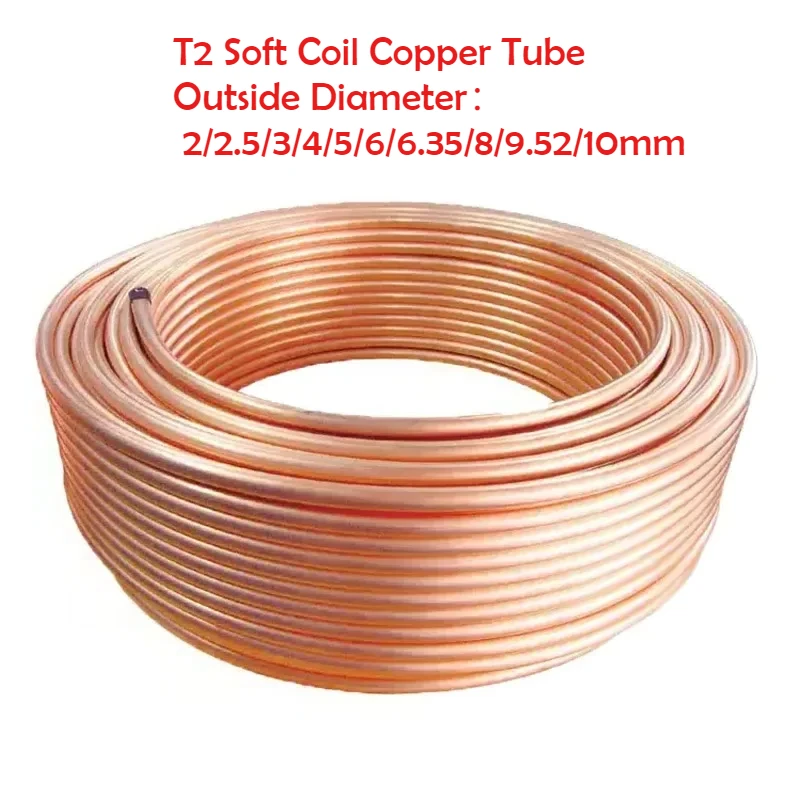 Tubo de cobre t2, bobina macia - Copper Wire Roll avaliação e preço
